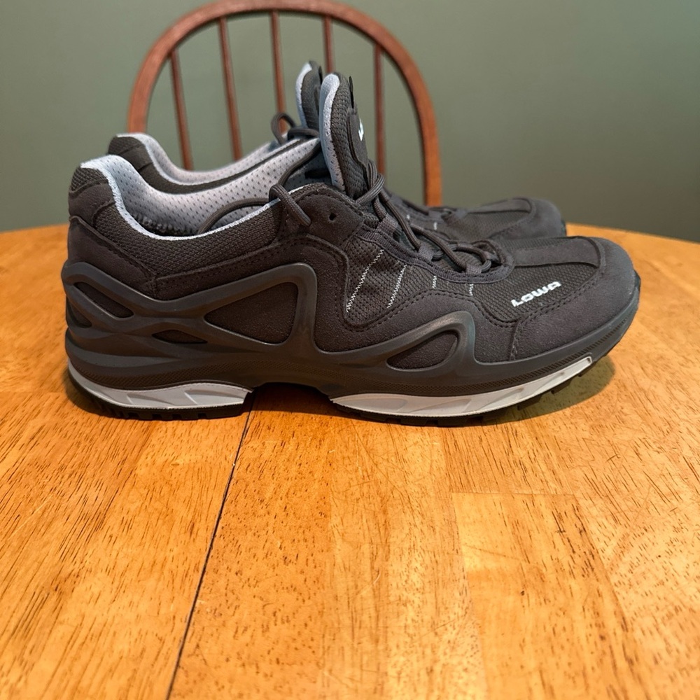 Lowa Gorgon Gtx Women’s Low Cut Sneakers Us10 Gry HFX80 Gore-Tex Waterproof Hike